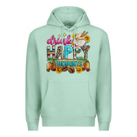 Seafoam drink happy thoughts Premium Hoodie - Zillion Design Studio