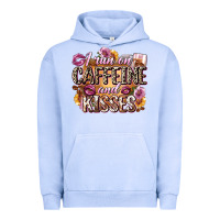 Pigment Grape Ice i run on caffeine and kisses Urban Hoodie - Zillion Design Studio