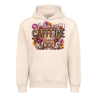 Sandshell i run on caffeine and kisses Urban Hoodie - Zillion Design Studio