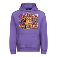 Tulip i run on caffeine and kisses Urban Hoodie - Zillion Design Studio