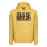 Antique Gold christmas western santa baby Premium Hoodie - RanaPortraitStore