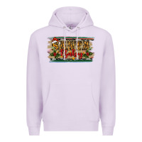 Lilac christmas western santa baby Premium Hoodie - RanaPortraitStore