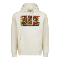Oatmeal Heather christmas western santa baby Premium Hoodie - RanaPortraitStore