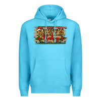 Ocean Blue christmas western santa baby Premium Hoodie - RanaPortraitStore