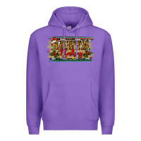 Purple christmas western santa baby Premium Hoodie - RanaPortraitStore