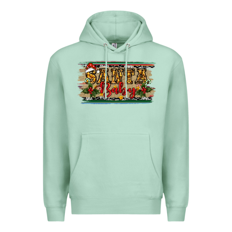 Christmas Western Santa Baby Premium Hoodie by RanaPortraitStore | Teevron