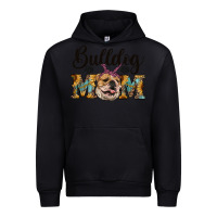 Black western bulldog mom Urban Hoodie - RanaPortraitStore