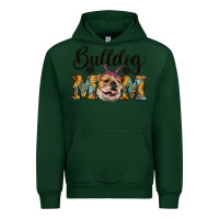 Forest Green western bulldog mom Urban Hoodie - RanaPortraitStore