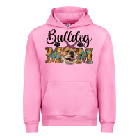 Fuchsia Pink western bulldog mom Urban Hoodie - RanaPortraitStore