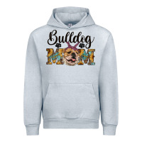 Heather Grey western bulldog mom Urban Hoodie - RanaPortraitStore