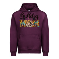 Mauve Wine western bulldog mom Urban Hoodie - RanaPortraitStore
