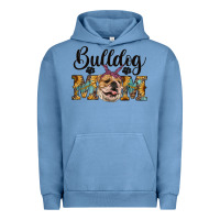 Pigment Pebble Blue western bulldog mom Urban Hoodie - RanaPortraitStore