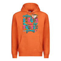 Carrot coffee scrubs and rubber gloves Premium Hoodie - Zillion Design Studio