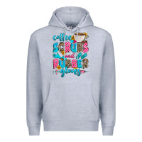 Heather Grey coffee scrubs and rubber gloves Premium Hoodie - Zillion Design Studio