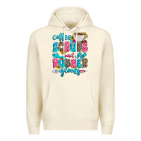 Sandshell coffee scrubs and rubber gloves Premium Hoodie - Zillion Design Studio