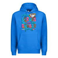 True Royal coffee scrubs and rubber gloves Premium Hoodie - Zillion Design Studio