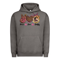 Pigment Tornado peace love bulldog Urban Hoodie - RanaPortraitStore