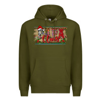 Army Green christmas western papa claus Premium Hoodie - RanaPortraitStore