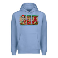 Colony Blue christmas western papa claus Premium Hoodie - RanaPortraitStore