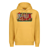Mustard christmas western papa claus Premium Hoodie - RanaPortraitStore