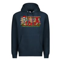 Navy christmas western papa claus Premium Hoodie - RanaPortraitStore