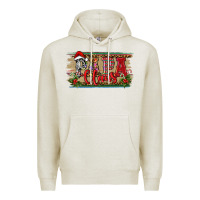 Oatmeal Heather christmas western papa claus Premium Hoodie - RanaPortraitStore