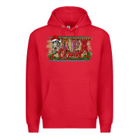 Red christmas western papa claus Premium Hoodie - RanaPortraitStore