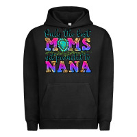 Pigment Black only the best moms get promoted to nana Urban Hoodie - Zillion Design Studio