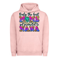 Pigment Salmon only the best moms get promoted to nana Urban Hoodie - Zillion Design Studio