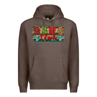 Coffee christmas western mama claus Premium Hoodie - RanaPortraitStore