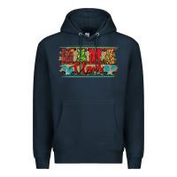 Navy christmas western mama claus Premium Hoodie - RanaPortraitStore
