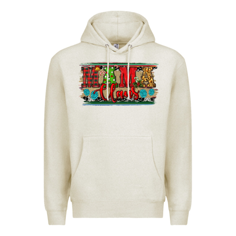 Christmas Western Mama Claus Premium Hoodie by RanaPortraitStore | Teevron