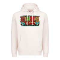 Pale Pink christmas western mama claus Premium Hoodie - RanaPortraitStore