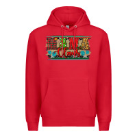 Red christmas western mama claus Premium Hoodie - RanaPortraitStore
