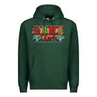 Sports Green christmas western mama claus Premium Hoodie - RanaPortraitStore