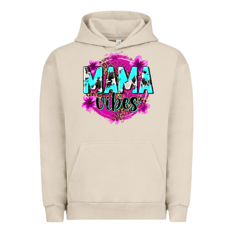 Mama Vibes Urban Hoodie by Zillion Design Studio | Teevron