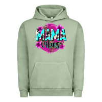 Pigment Oil Green mama vibes Urban Hoodie - Zillion Design Studio
