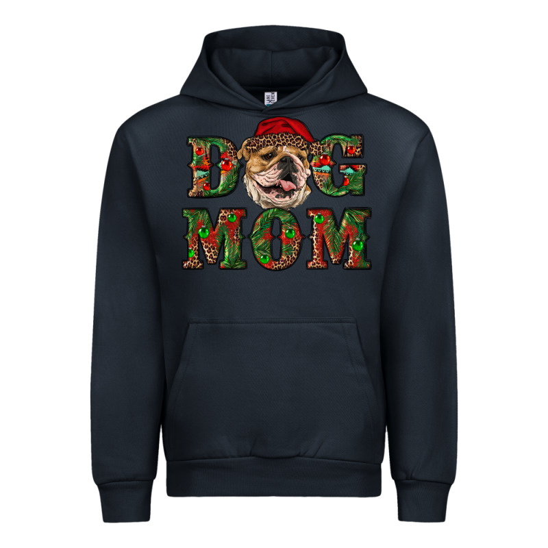 English Bulldog Mom Christmas Urban Hoodie by RanaPortraitStore | Teevron