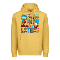 Antique Gold coffee now wine later Premium Hoodie - Zillion Design Studio