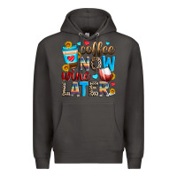 Smoke coffee now wine later Premium Hoodie - Zillion Design Studio