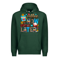 Sports Green coffee now wine later Premium Hoodie - Zillion Design Studio