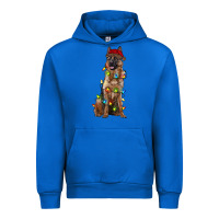 Cobalt christmas german shepherd Urban Hoodie - RanaPortraitStore