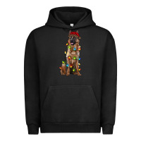 Pigment Black christmas german shepherd Urban Hoodie - RanaPortraitStore