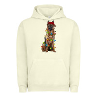 Pigment Pistachio christmas german shepherd Urban Hoodie - RanaPortraitStore