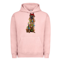 Pigment Salmon christmas german shepherd Urban Hoodie - RanaPortraitStore