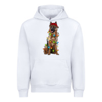 White christmas german shepherd Urban Hoodie - RanaPortraitStore