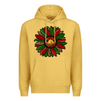 Antique Gold christmas sunflower Premium Hoodie - RanaPortraitStore