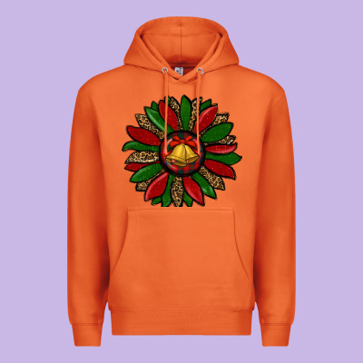 Christmas Sunflower Premium Hoodie Designed By Ranaportraitstore