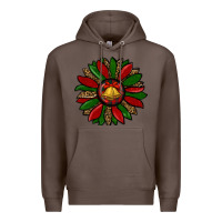Coffee christmas sunflower Premium Hoodie - RanaPortraitStore