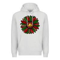 Dove Grey christmas sunflower Premium Hoodie - RanaPortraitStore